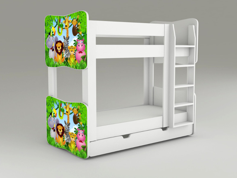 Becks poschodová posteľ Madagaskar